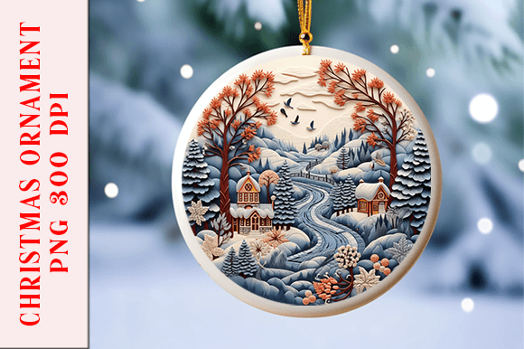 3D Christmas Ornament Design & Illustrations Review