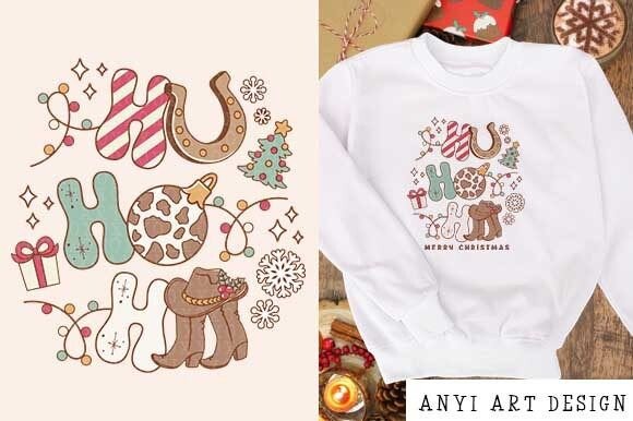 Christmas Western Sublimation: Illustrations Review