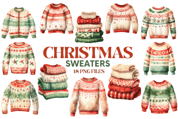 Review: Christmas Sweater Clipart Bundle PNG Illustrations