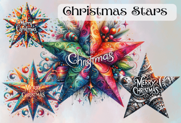 Reviewing Christmas Stars Clipart for Embroidery